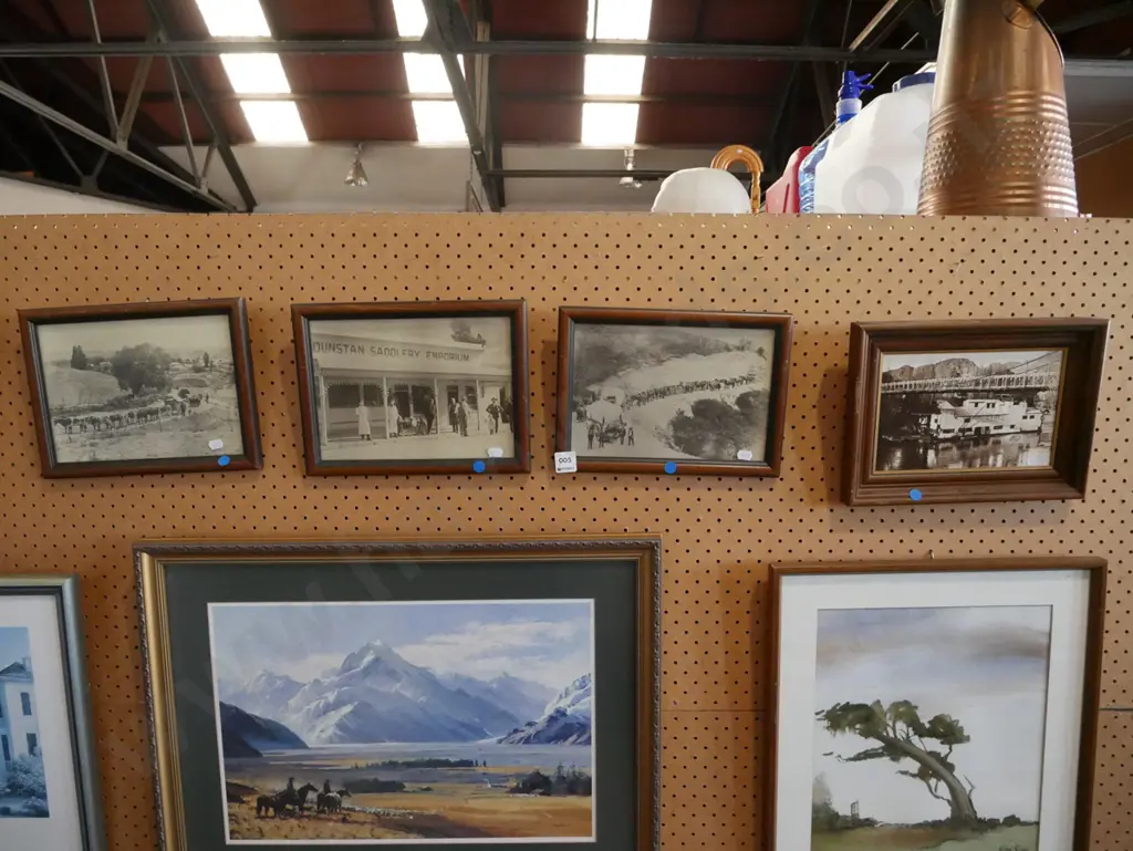 4x reproduction photographs - Central Otago - blue dots Image 1++