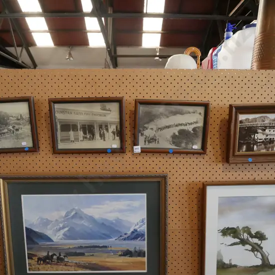 4x reproduction photographs - Central Otago - blue dots