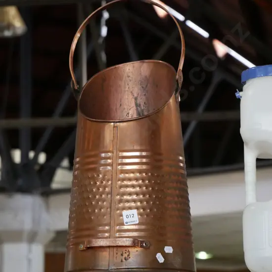 copper coal scuttle