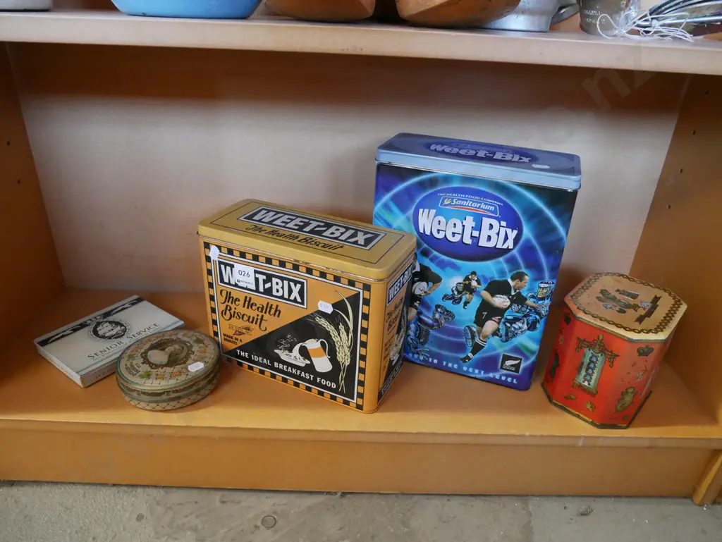 shelf of tins Image 1++
