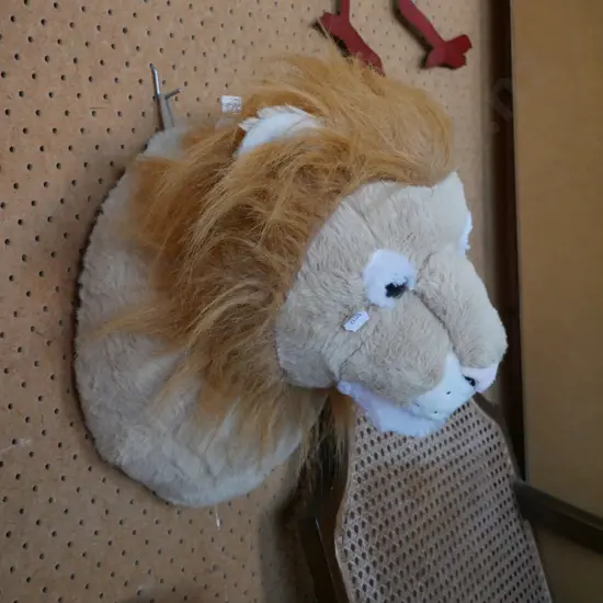 soft lion wall mounted trophy