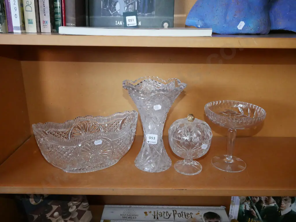 comport, cover pot, 2x vases Image 1++