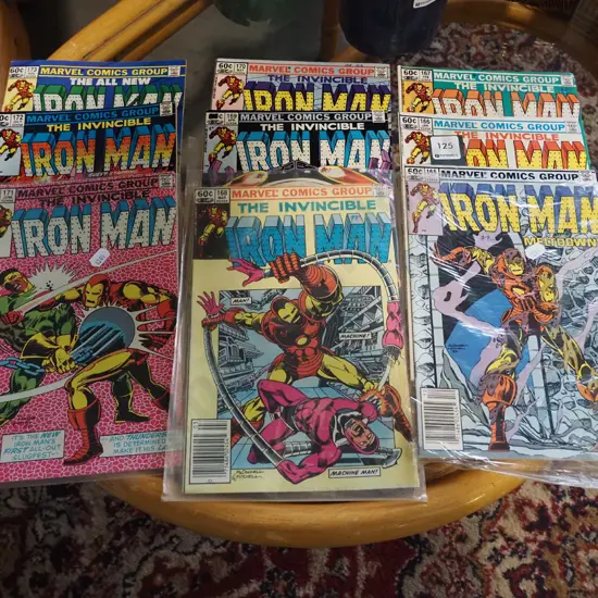 9x Iron Man comics