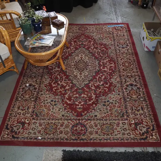 red acrylic floor mat L-2300 W-1600