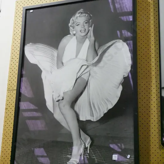 framed Marilyn Monroe poster print