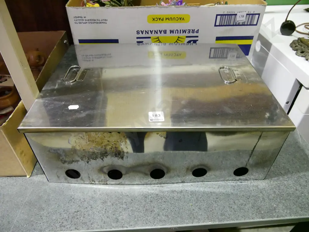 stainless steel fish smoker Image 1++