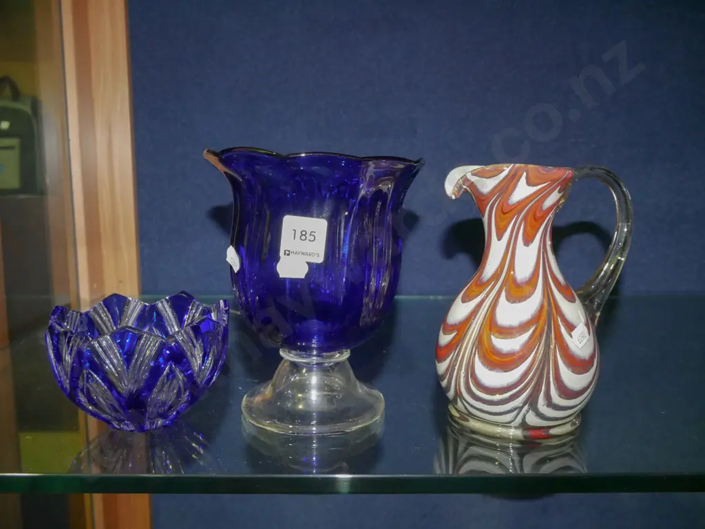 glass vases, art glass jug Tallest H-170 Image 1++