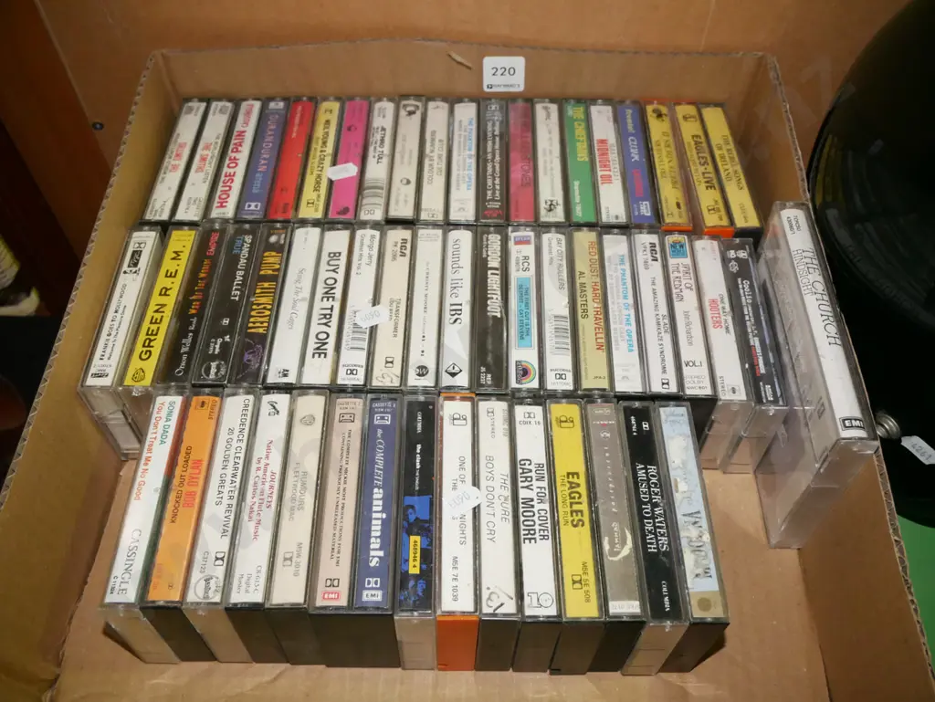 box of tape cassettes Image 1++