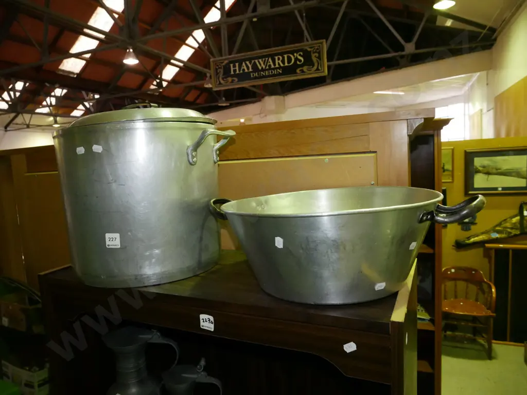 aluminium jam pan, stock pot Image 1++