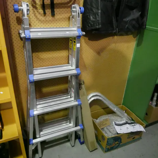 Renovator transformer ladder with box of accessories