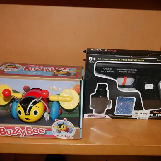 as-new Buzzy Bee, water pellet gun