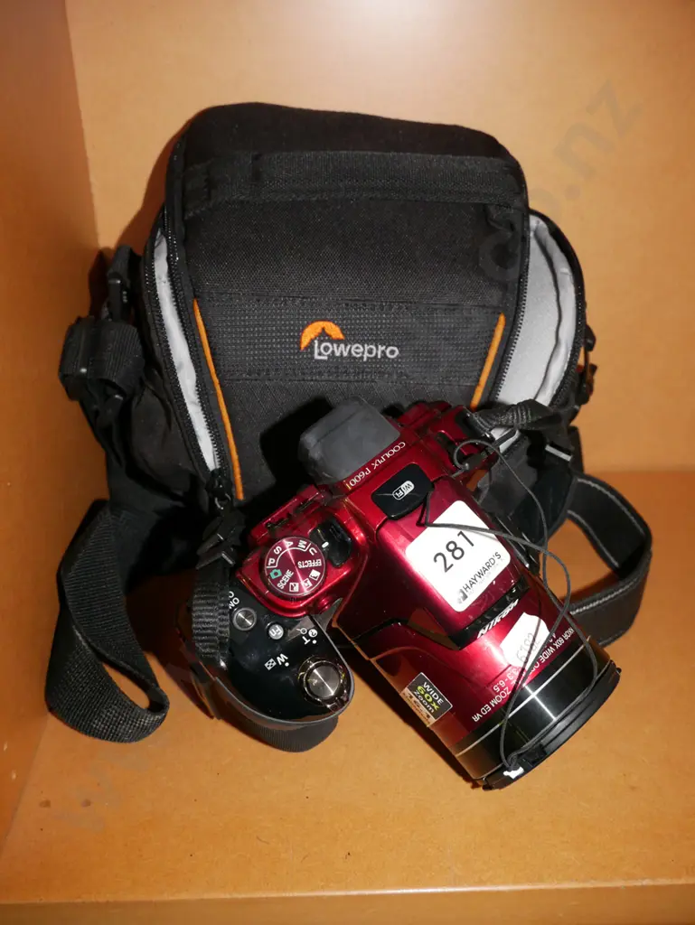 Nikon digital camera with Low Pro bag Image 1++