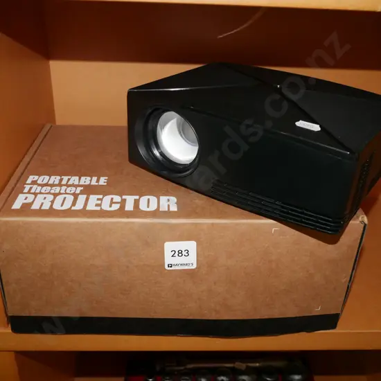 small portrable theatre projector