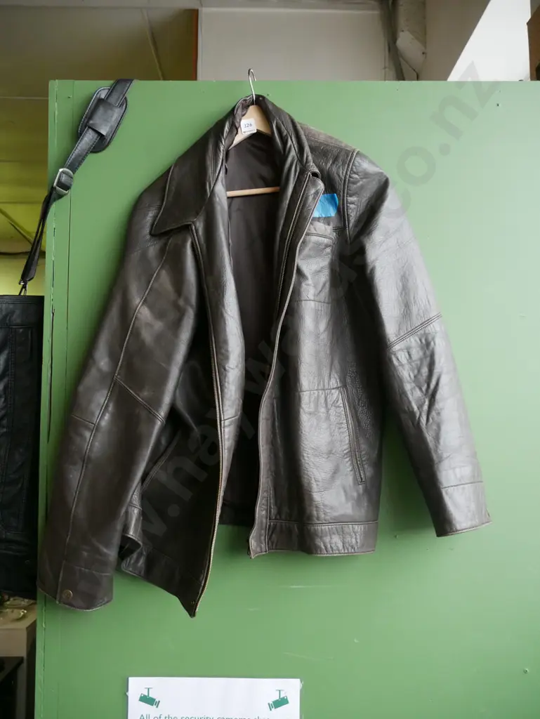 mens leather size XL jacket Image 1++