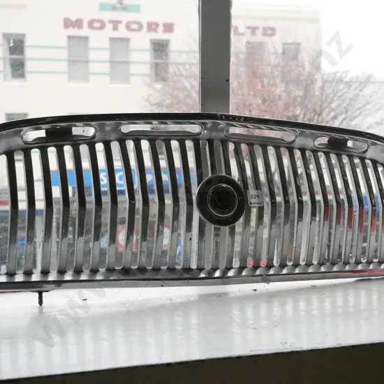 vintage chrome car grill