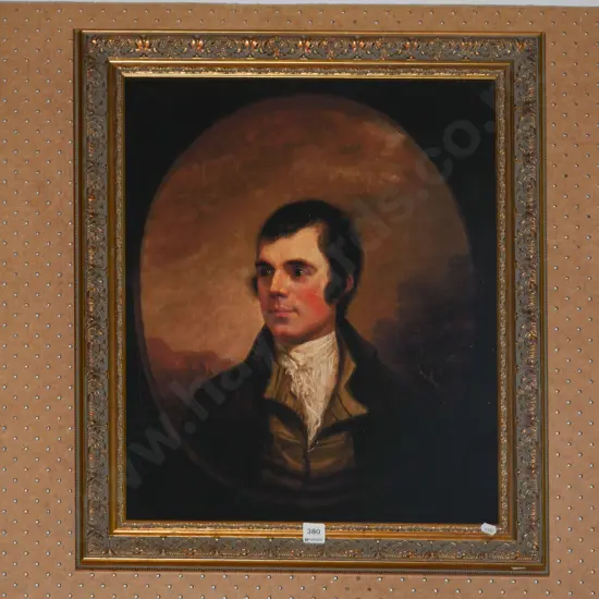 gilt framed print - Robbie Burns