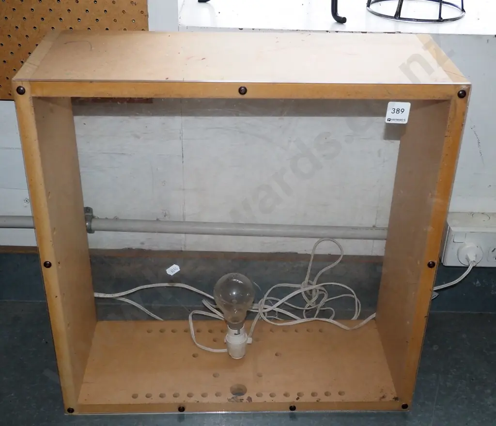 mdf and perspex light box H-500 W-500 Image 1++