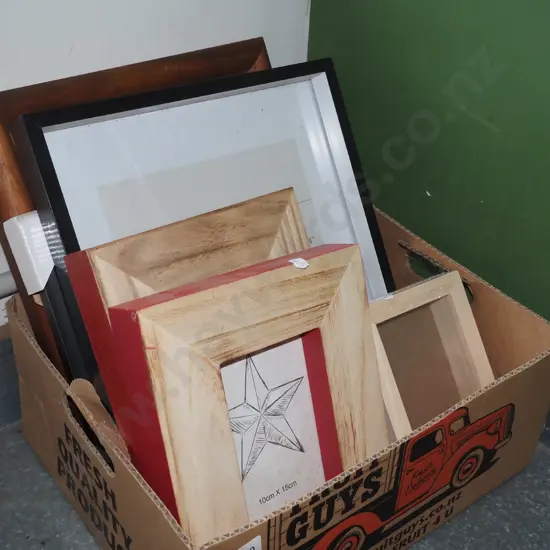 box of photo frames