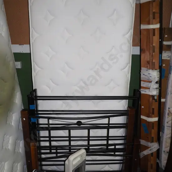 Dreamsleep Sapphire single bed mattress with base and end