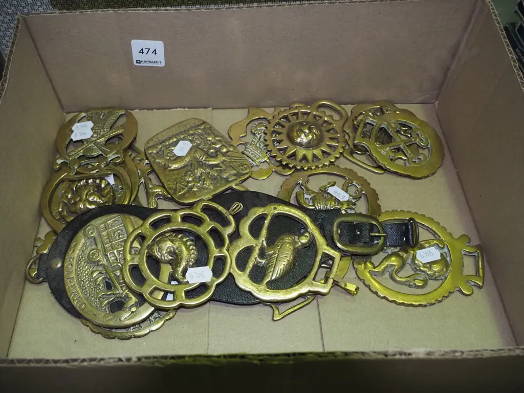 box of horse brasses Image 1++