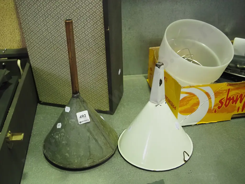2x vintage funnels Image 1++