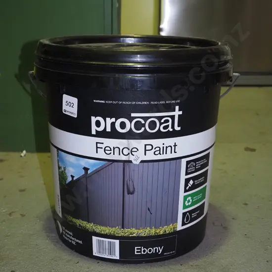 Pro Coat black fence paint 10L