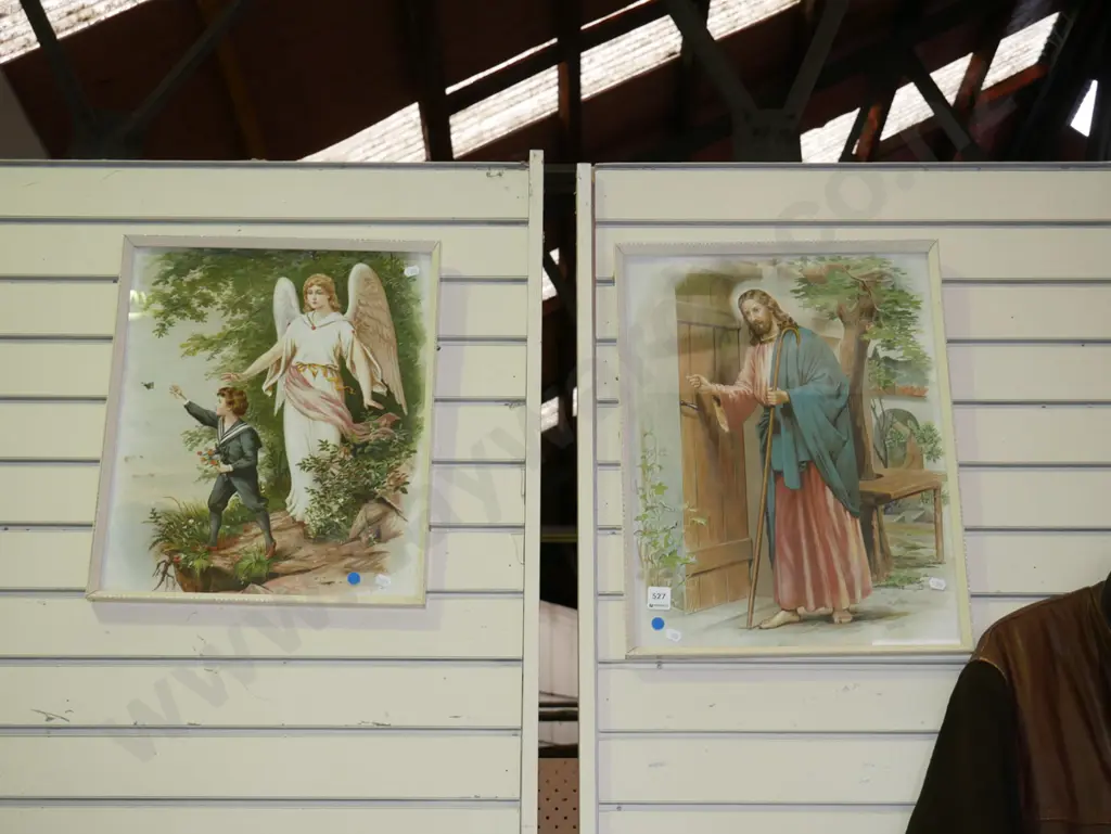 2x framed religious prints Image 1++