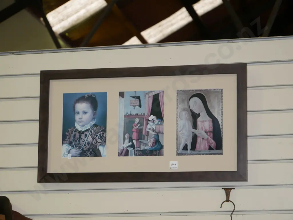 framed triptych print Image 1++