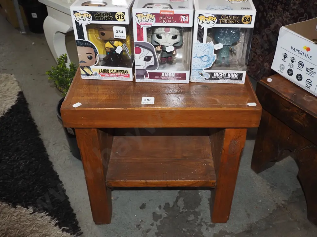 small rustic stool Image 1++