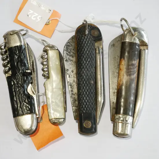 4x pocket knives
