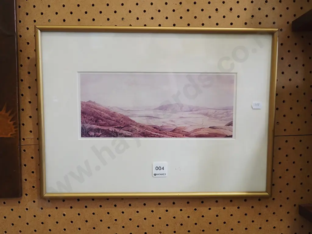 framed historic print - Taieri plains Image 1++