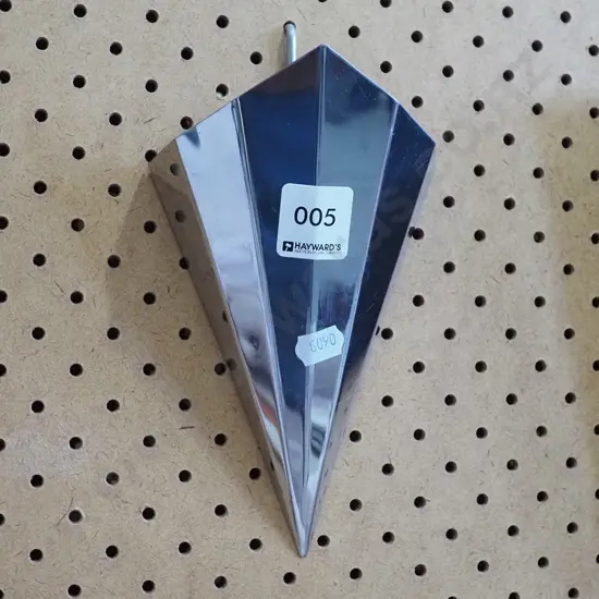 chrome wall pocket vase