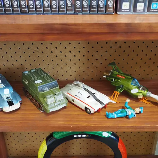 Thunderbirds model vehicles