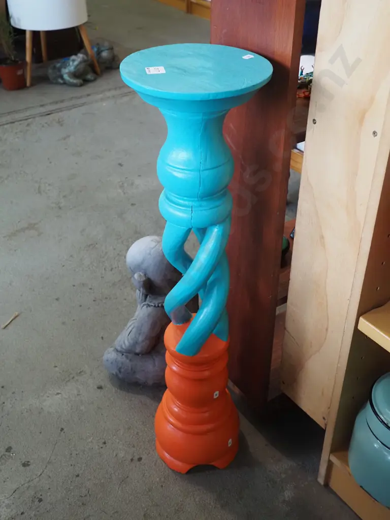 painted jardiniere stand Image 1++