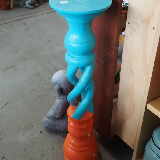 painted jardiniere stand