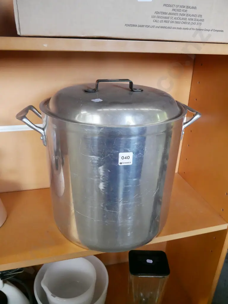 large aluminium stock pot H-380 Image 1++