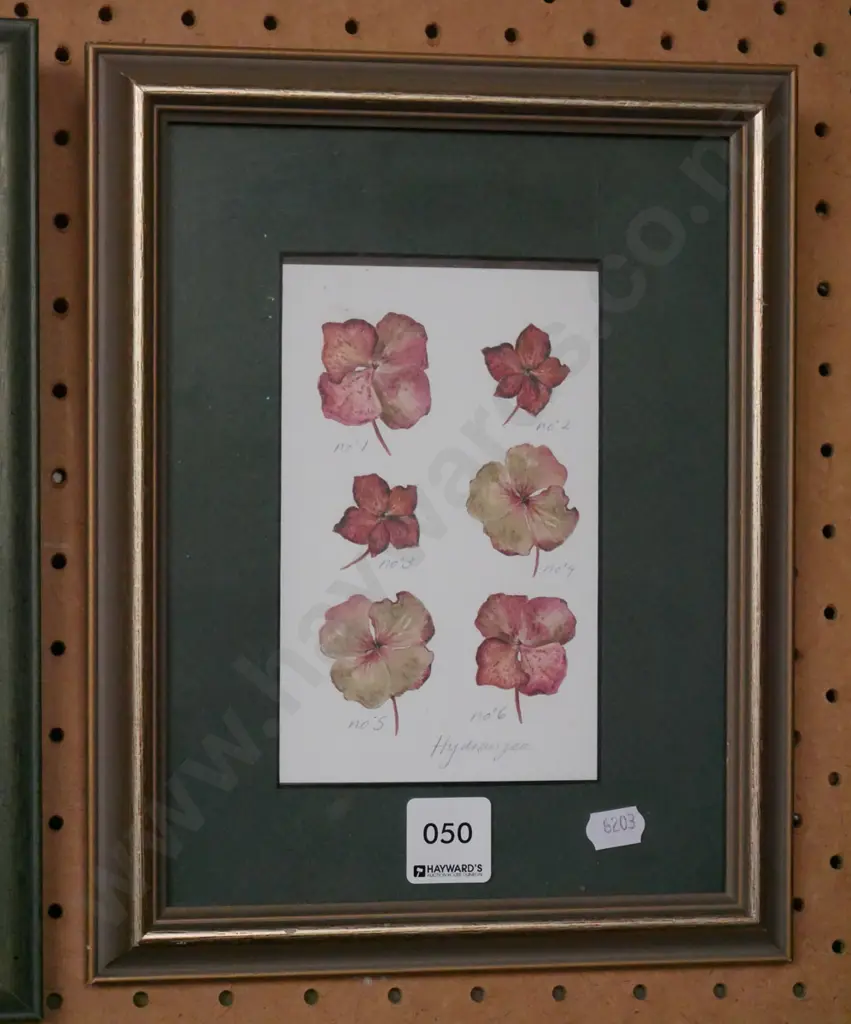 framed hydrangea print Image 1++