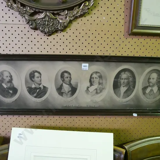 framed print - British poets