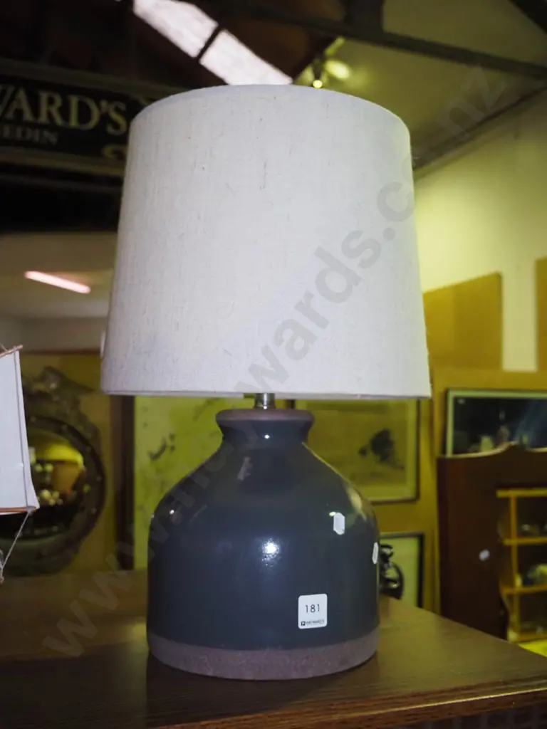 pottery based table lamp H-450 Image 1++