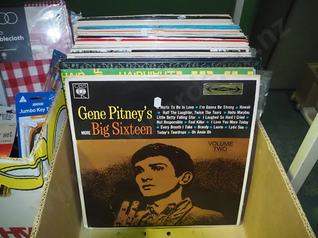 box of LPs Image 1++