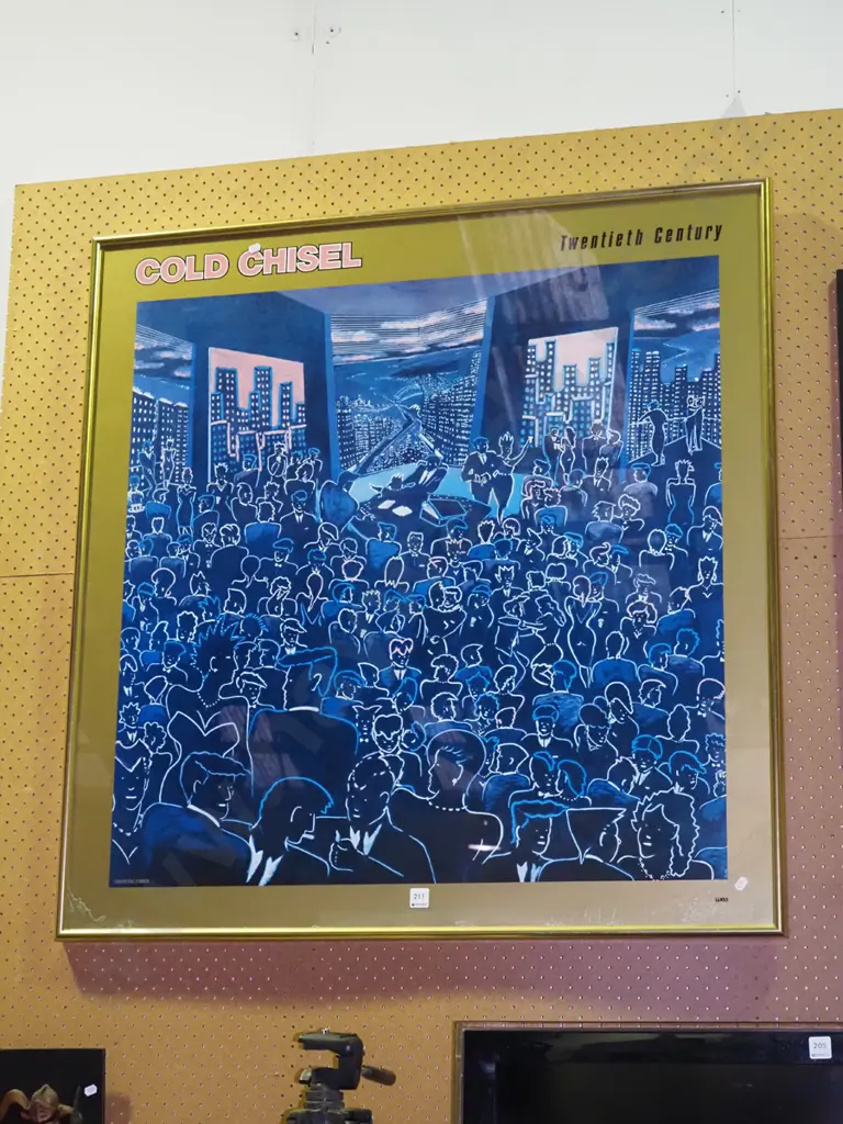 framed Cold Chisel 20th Century promo poster Image 1++