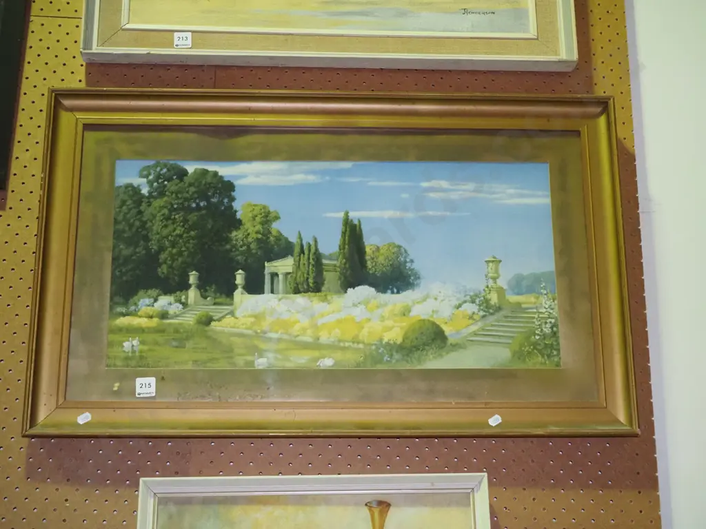 framed print - classical gardens Image 1++