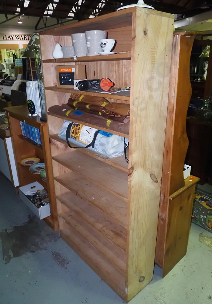 solid pine workshop shelves H-1800 W-920 D-290 Image 1++