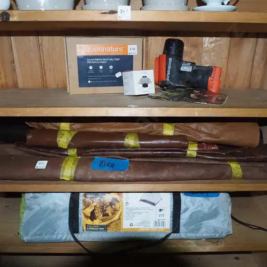 various rolls of natural tanned leather