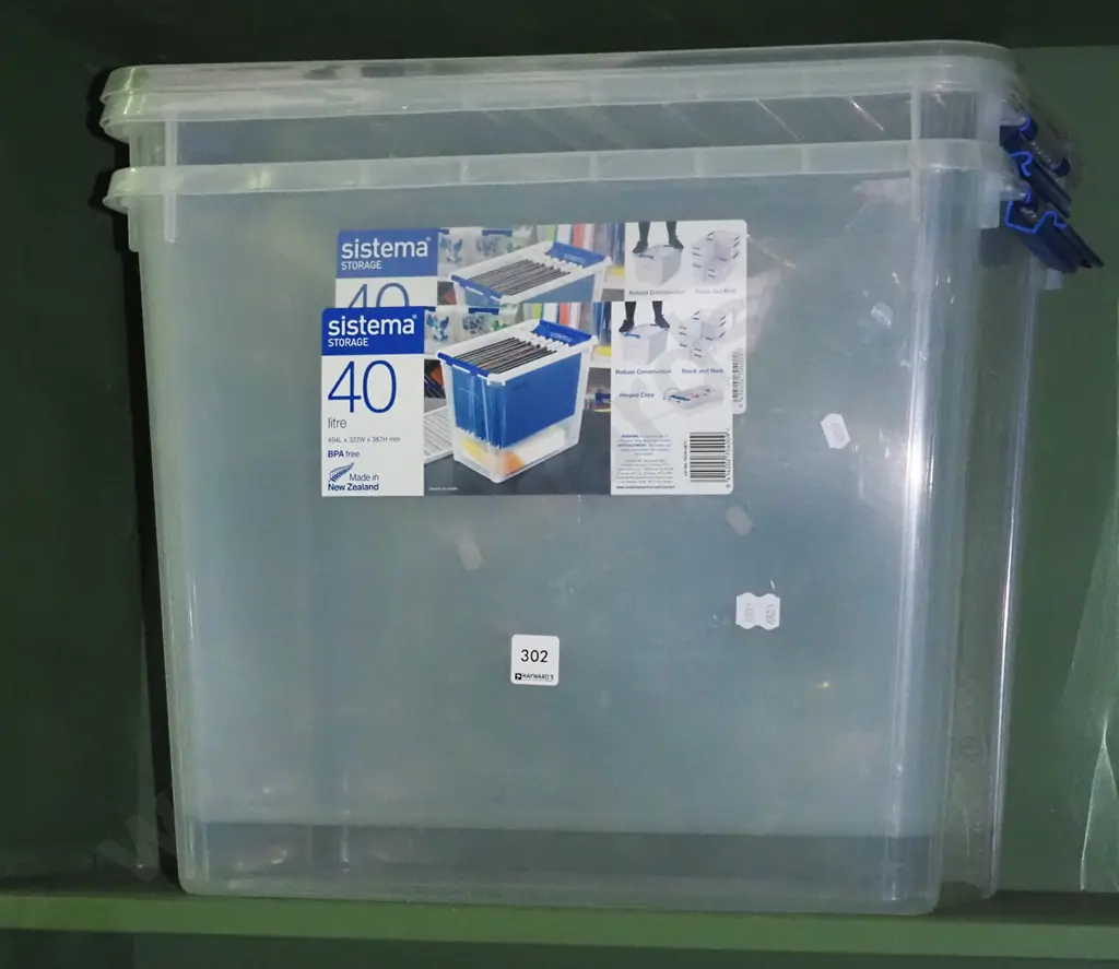 2 Sistema 40l storage containers Image 1++