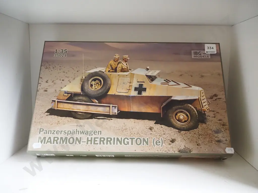 yet-to-be-assembled model WWII German military truck Image 1++