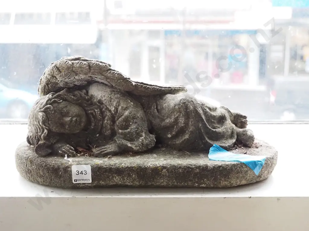 concrete garden sleeping angel Image 1++