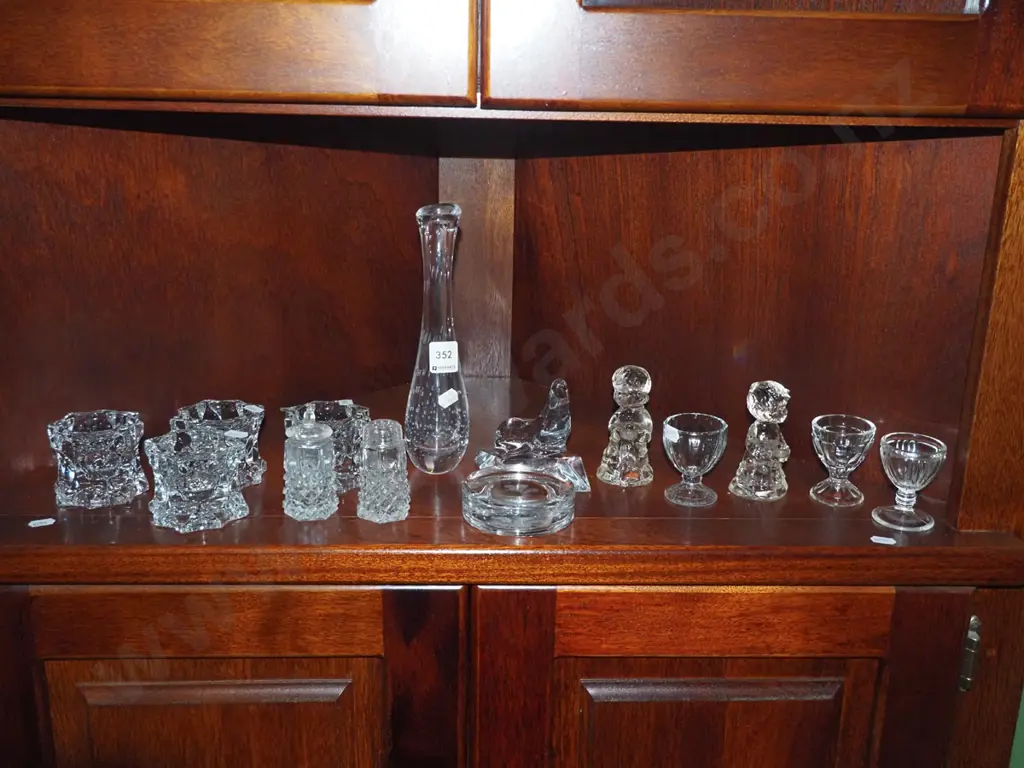 crystal candlesticks, vases, egg cups etc. Image 1++