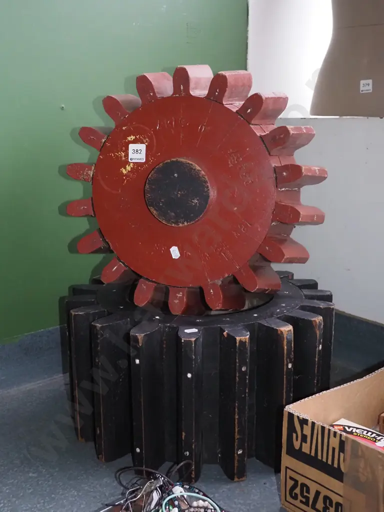 2 wooden cog foundry forms Image 1++