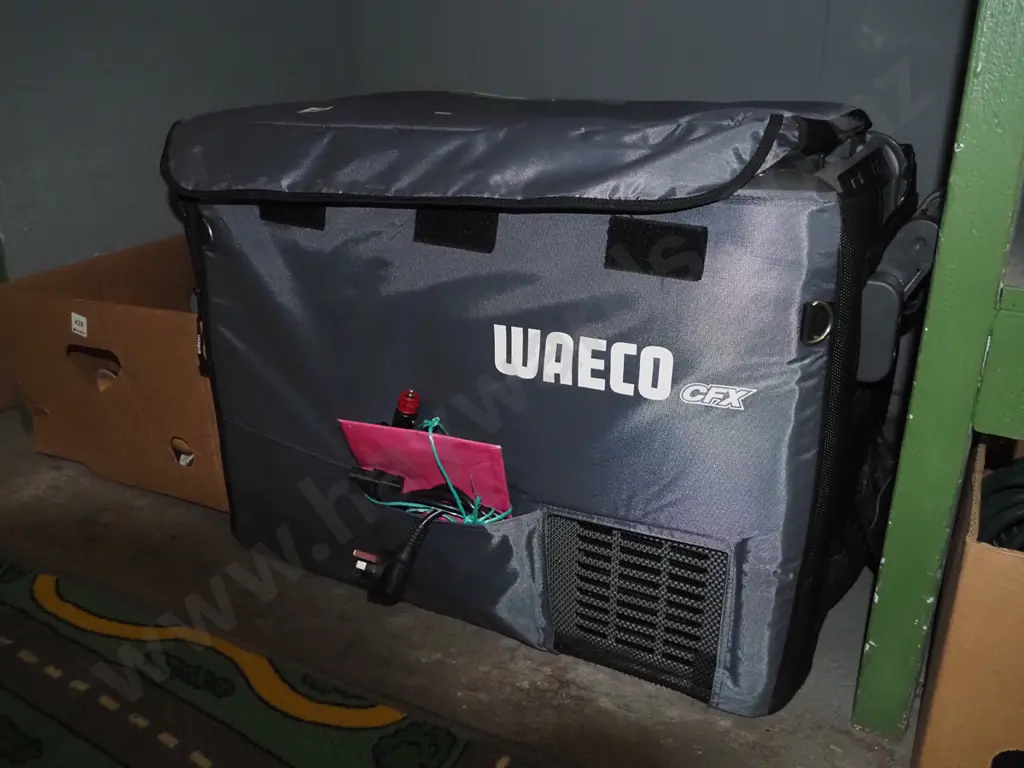 Waeco 12/24V electric camping fridge - 38L storage Image 1++
